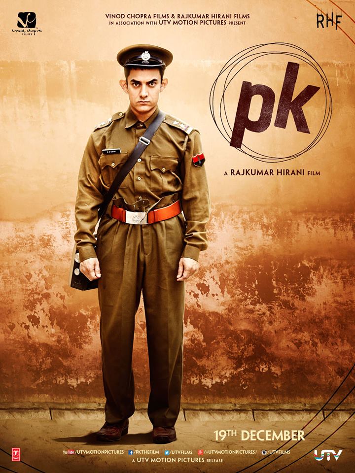 PK Film Poster #3 Ft. Aamir Khan