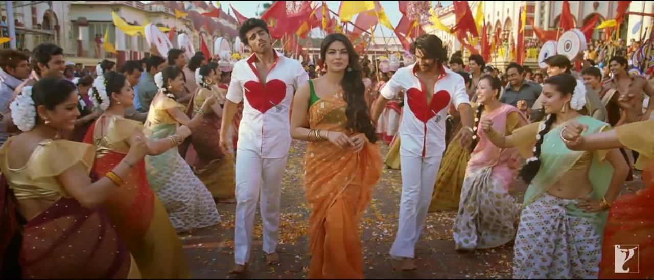 Arjun Kapoor, Ranveer Singh and Priyanka Chopra Dancing Together in Gunday Movie